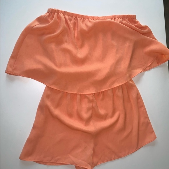 SHOW ME YOUR MUMU THELMA ROMPER IN TANGERINE BEACH BOHEMIAN TRENDY POPULAR BRAND - Picture 10 of 12